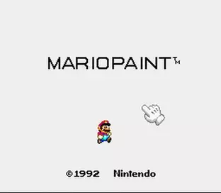 Image n° 8 - screenshots : Mario Paint Image n° 8 - screenshots : Mario Paint