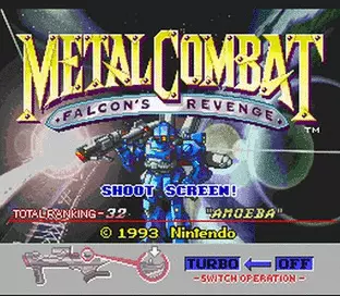 Image n° 3 - screenshots  : Metal Combat - Falcon's Revenge
