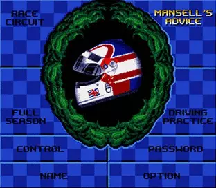 Image n° 9 - screenshots  : Nigel Mansell's World Championship Racing