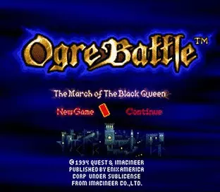 Image n° 1 - screenshots  : Ogre Battle - The March of the Black Queen
