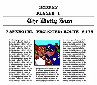 Image n° 5 - screenshots  : Paperboy 2
