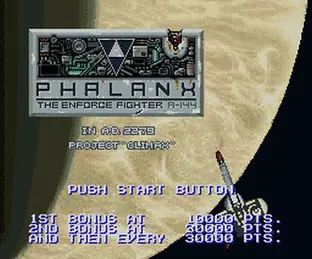 Image n° 2 - screenshots  : Phalanx - The Enforce Fighter A-144