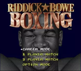 Image n° 9 - screenshots  : Riddick Bowe Boxing