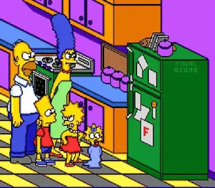 Image n° 9 - screenshots  : Simpsons, The - Bart's Nightmare