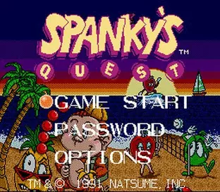 Image n° 3 - screenshots  : Spanky's Quest