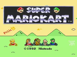 Image n° 5 - screenshots  : Super Mario Kart