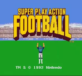 Image n° 3 - screenshots  : Super Play Action Football