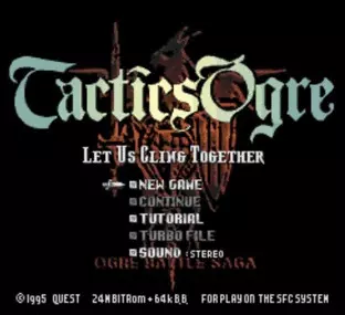 Image n° 1 - screenshots  : Tactics Ogre - Let Us Cling Together