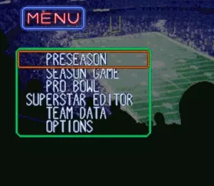 Image n° 9 - screenshots  : Tecmo Super Bowl III - Final Edition