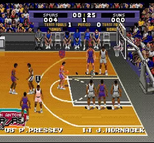 Image n° 8 - screenshots  : Tecmo Super NBA Basketball