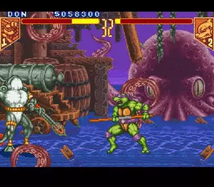 Image n° 7 - screenshots  : Teenage Mutant Ninja Turtles - Tournament Fighters