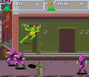 Image n° 9 - screenshots  : Teenage Mutant Ninja Turtles IV - Turtles in Time (Beta)