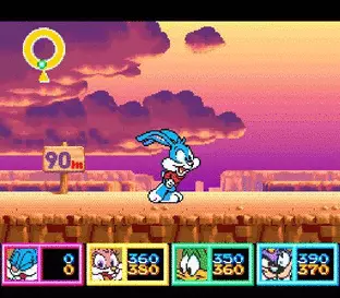 Image n° 2 - screenshots  : Tiny Toon Adventures - Dotabata Daiundoukai