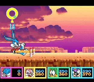 Image n° 4 - screenshots  : Tiny Toon Adventures - Dotabata Daiundoukai