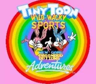 Image n° 1 - screenshots  : Tiny Toon Adventures - Wacky Sports Challenge