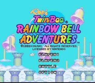 Image n° 3 - screenshots  : Twinbee - Rainbow Bell Adventure