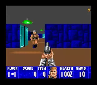 Image n° 3 - screenshots  : Wolfenstein 3D (Beta)
