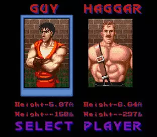 Image n° 3 - screenshots : Final Fight Guy Image n° 3 - screenshots : Final Fight Guy