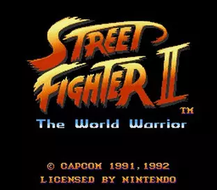 Image n° 3 - screenshots : Street Fighter II - The World Warrior Image n° 3 - screenshots : Street Fighter II - The World Warrior