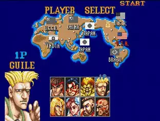 Image n° 9 - screenshots  : Street Fighter II - The World Warrior