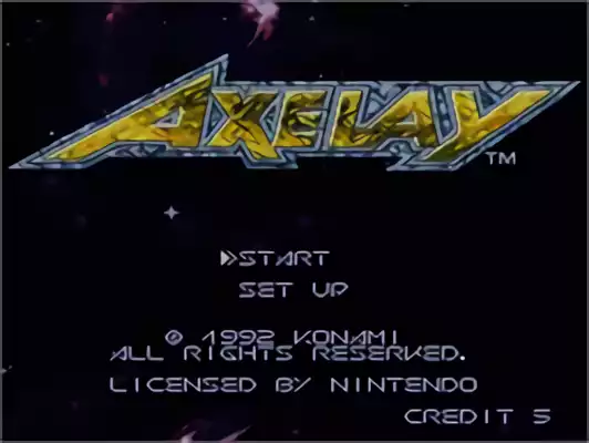 Image n° 10 - titles : Axelay