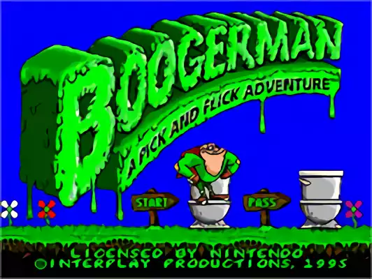 Image n° 10 - titles : Boogerman - A Pick and Flick Adventure