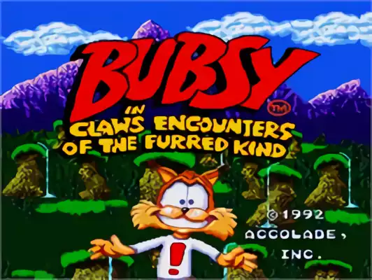 Image n° 10 - titles : Bubsy in Claws Encounters of the Furred Kind