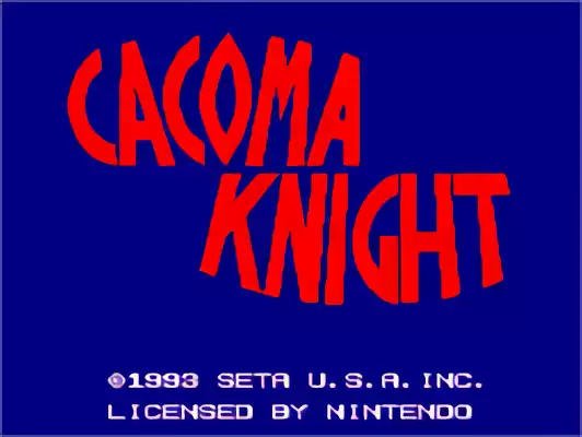 Image n° 4 - titles : Cacoma Knight in Bizyland
