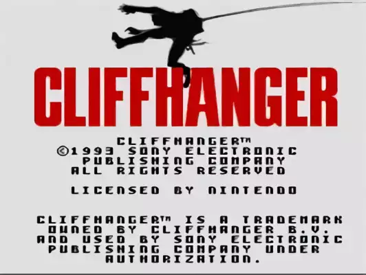 Image n° 10 - titles : Cliffhanger