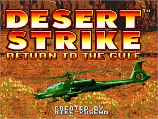 Image n° 10 - titles : Desert Strike - Return to the Gulf