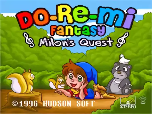 Image n° 2 - titles : Do-Re-Mi Fantasy - Milon no Dokidoki Daibouken Image n° 2 - titles : Do-Re-Mi Fantasy - Milon no Dokidoki Daibouken