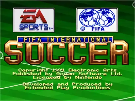 Image n° 10 - titles : FIFA International Soccer