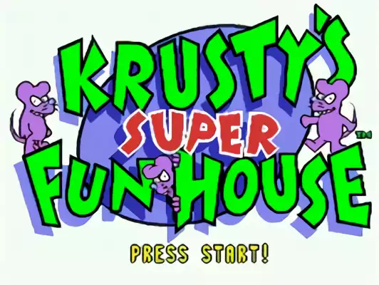 Image n° 10 - titles : Krusty's Super Fun House