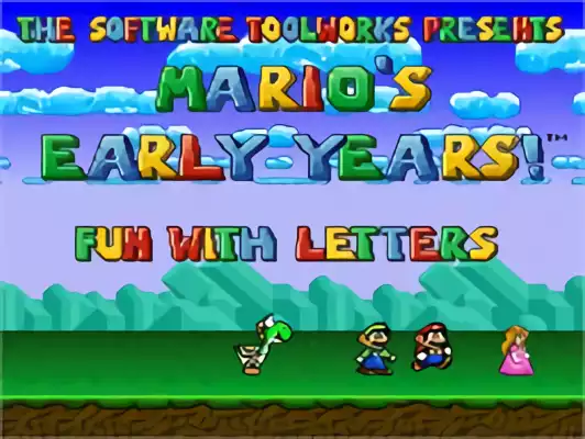Image n° 4 - titles : Mario's Early Years - Fun With Letters