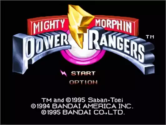 Image n° 10 - titles : Mighty Morphin Power Rangers - The Fighting Edition