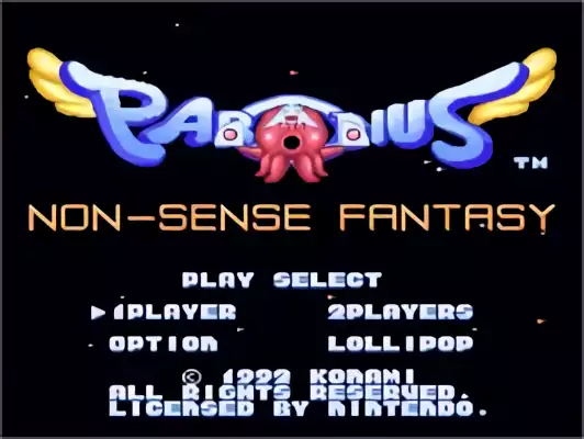 Image n° 10 - titles : Parodius - Non-Sense Fantasy