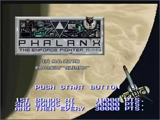 Image n° 9 - titles : Phalanx - The Enforce Fighter A-144