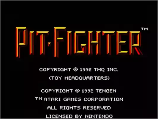 Image n° 8 - titles : Pit Fighter Image n° 8 - titles : Pit Fighter