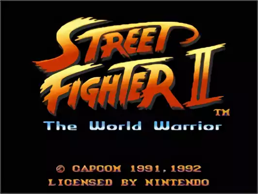 Image n° 10 - titles : Street Fighter II - The World Warrior