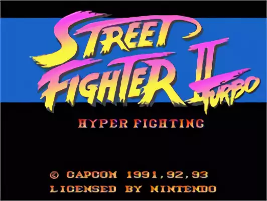 Image n° 10 - titles : Street Fighter II Turbo - Hyper Fighting