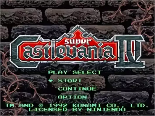 Image n° 10 - titles : Super Castlevania IV