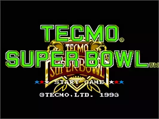 Image n° 10 - titles : Tecmo Super Bowl (Beta)