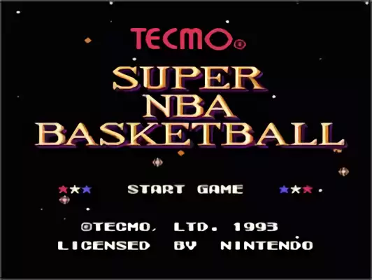 Image n° 10 - titles : Tecmo Super NBA Basketball