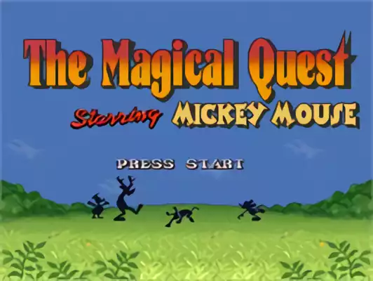 Image n° 10 - titles : Magical Quest Starring Mickey Mouse, The